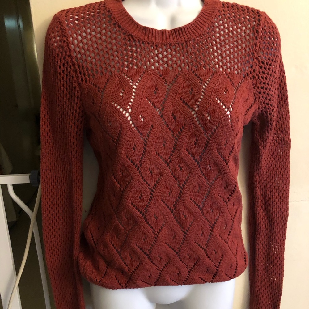Forever 21 Knit Burgundy Sweater